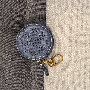 Tory burch leather airpod pouch/key chain.